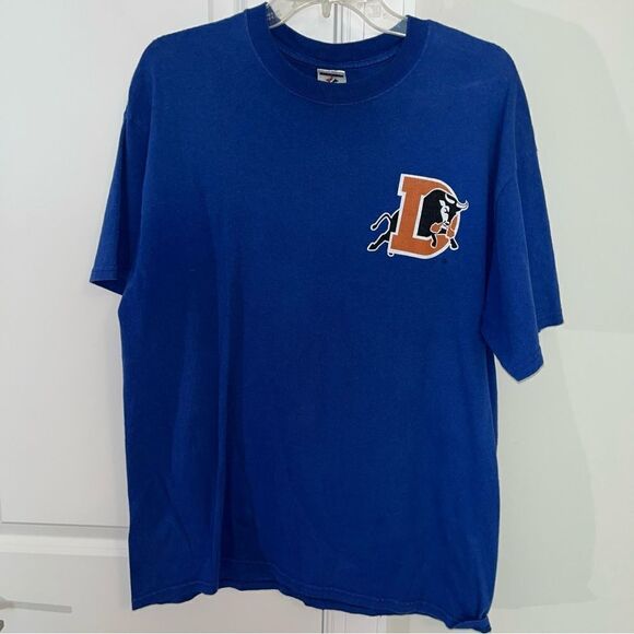 Vintage Bull Durham Bulls Jersey T shirt 37 Nike LaLoosh retro men’s Blue - Picture 2 of 2